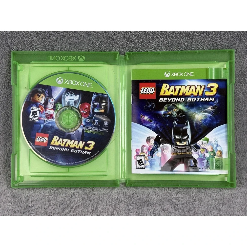 LEGO‎ Batman 3 Beyond Gotham Microsoft Xbox One Video Game Complete E10+ Kids